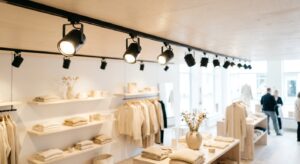 vi testar spotlights för global trac skena